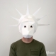 Projet diy papercraft: masque de la statue de la liberté
