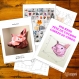 Projet diy papercraft: tête de cochon