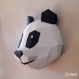 Projet diy papercraft: panda