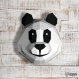 Projet diy papercraft: panda