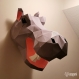 Projet diy papercraft: hippopotame