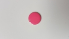 1x sequin rond 20mm émail couleur rose double  face avec base en laiton brut
