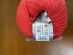 Pelote de laine en coton et acrylique fuchsia 