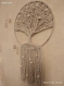 Macramé. l'arbre de la vie. décoration murale. attrapeur de rêves