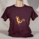 T-shirt sambalou 100% coton bio : salamandre 