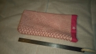 Pack maroquinerie 6 éléments rose : trousse maquillage, porte-monnaie, étui à lunettes, étui à mouchoirs, porte-chéquier et porte-clef