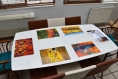 Set de table design, plastique, pvc, semi-rigide, original, esthétique, lavable. linge de table. impressionnistes - claude monet.  champ de coquelicots (2).