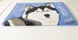 Tableau d'un husky - déco murale