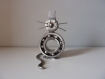 Sculpture en fer, chat, création orignale, décoration maison, figurine chat, cadeau original, moderne