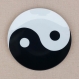 Ensemble de 6 assiettes à dessert en porcelaine, yin yang