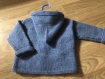 Blouson tricoté à la main taille 3-6 mois 