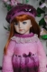 Fiche tricot : crocus sous la neige, robe et béret pour poupées de 46-50 cm
