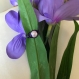 Bague fantaisie perle violet