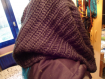 Snood / écharpe en laine noire