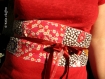Obi belt - ceinture en patchwork de liberty 