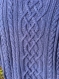 Gilet en laine bleu jean pour homme - taille l 