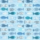 2 serviettes en papier poissons (228)