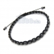 Bracelet style shamballa homme/men's perles/beads + hématite gris 4mm+ cubes 3mm +fil nylon 