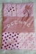 Couverture bébé thème mer rose et chocolat,cadeau de naissance