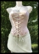 "satine" : superbe corset à laçage en satin. 