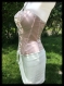"satine" : superbe corset à laçage en satin. 