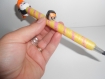 1 stylo bille recostumisé sushi kawaii en pate polymère / fimo 