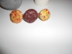 Barrette cookies 10 cm en pate polymère / fimo