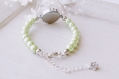 Montre bracelet en perles vert bracelet en perles vert montre pour femme bracelet perles vert pomme bijou 