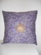 Housse de coussin 35 x 35 cm en coton motif : étoile brillante 