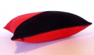 Poliakoff 1 housse de coussin, rouge et noir 40x40 