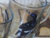 Mug en verre peint avec motif : 