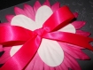 Carte anniversaire st valentin... gris et rose