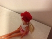 Bonnet ..chapeau laine rouge pour poupee mannequin barbie.. 