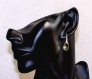 Swarovski boucles d'oreilles en métal argenté - mbo352 
