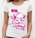 Tee-shirt "devil is a lady" 