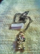 Collier avec chaînes et un pendentif en métal !!!collier fantaisie très tendance . 