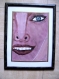 27.tableau peinture-une belle femme souriante!!!tableau - compositions et créations réalisées avec de peinture l’acrylique sur carton 