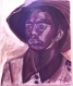 11tableau peinture-un soldat indochinois !!!tableaux de peinture à l'huile.art contemporain 
