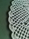 Lot de 2 napperons crochet blanc motif ananas (sur commande) 