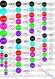 60 images digitales cabochon infini coloré,rond25.20.18.16.12 mm (envoi par email) 