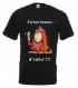 Tee-shirt humoristique homme, noir, imprimé 'j'ai une banane d'enfer" 