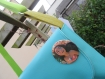 * sac bandouliere m enfant fille simili cuir turquoise fleurs exotique inspiré de vaiana ou oum le dauphin 
