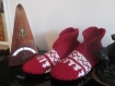  chaussons pure laine jacquard, femme, avion, lit, détente . style nordique. chaussons de voyage, chalet, camping, yoga, convalescence 