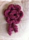 ** grosse fleur xxl ** crochet laine 
