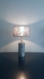 Lampe de table "stella" gris argenté 