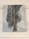 Tableau peinture acrylique et crayon toile originale femme nue 30x25 cm