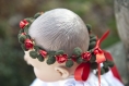 Couronne de fleurs cheveux pour bébé