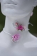 Parure florale collier et couronne de fleurs