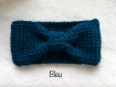 Headband bandeau en laine en crochet