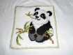 T-shirt brodé panda enfant 5 ans